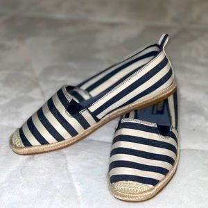 Polo Ralph Lauren Navy & White Flats